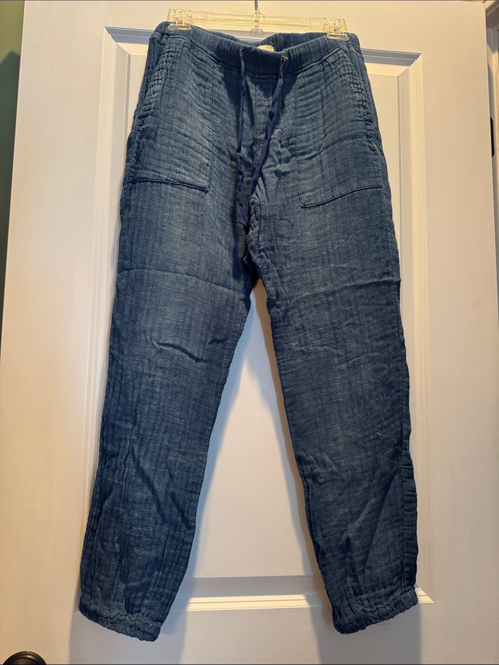 cloth & stone Quilted Indigo Relaxed Jogger Pants